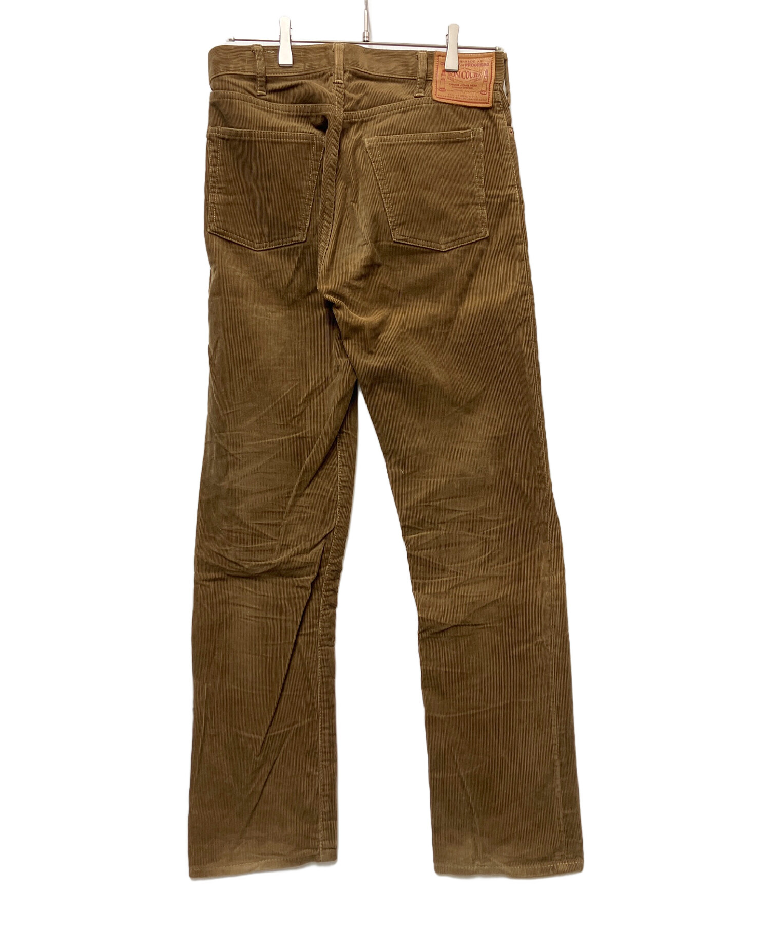 美品 ボンクラ コーデュロイ パンツ W34 ビッグ big boncoura 中古・古着通販】BONCOURA (ボンクラ) コーデュロイパンツ ブラウン