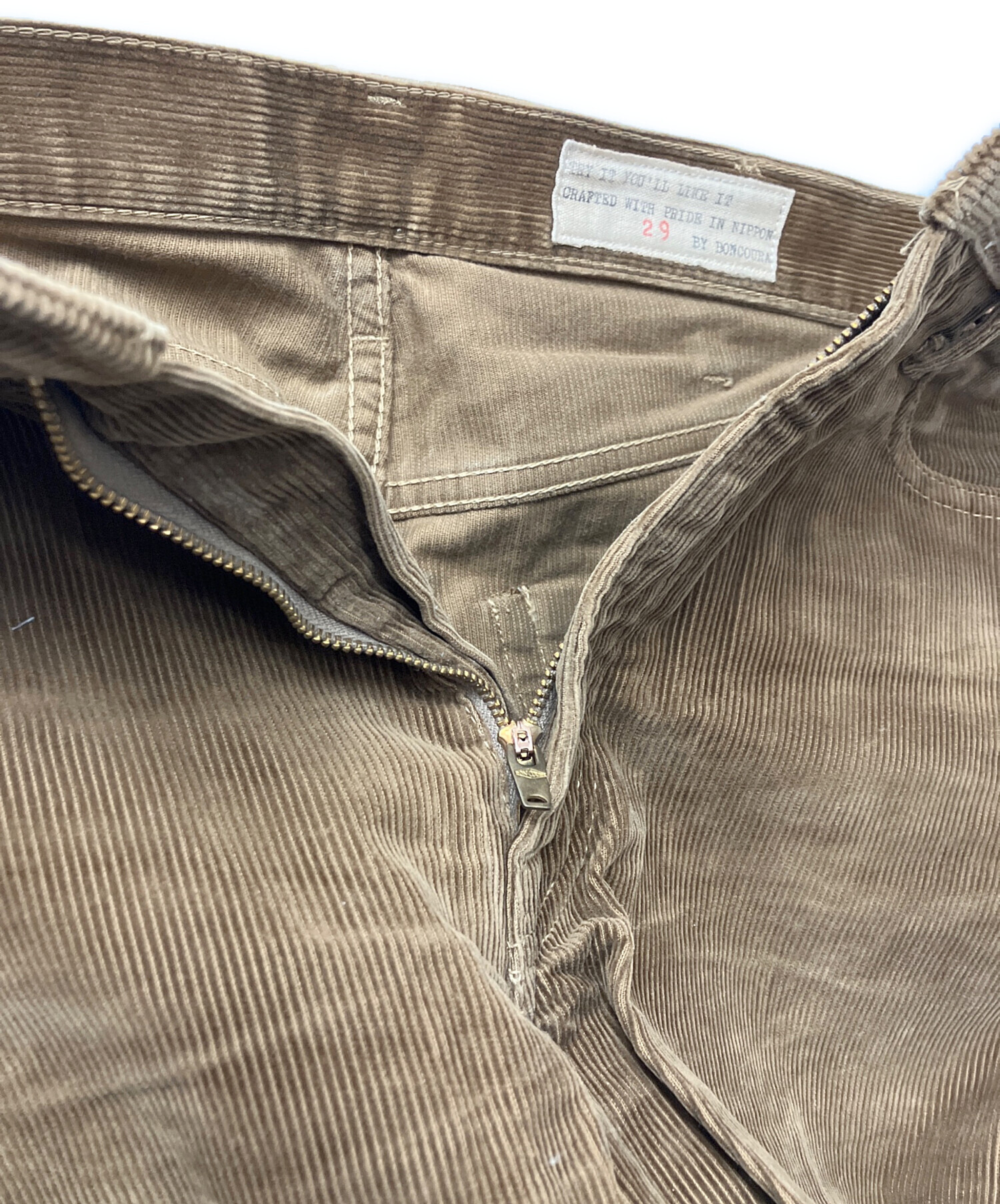 中古・古着通販】BONCOURA (ボンクラ) コーデュロイパンツ ブラウン