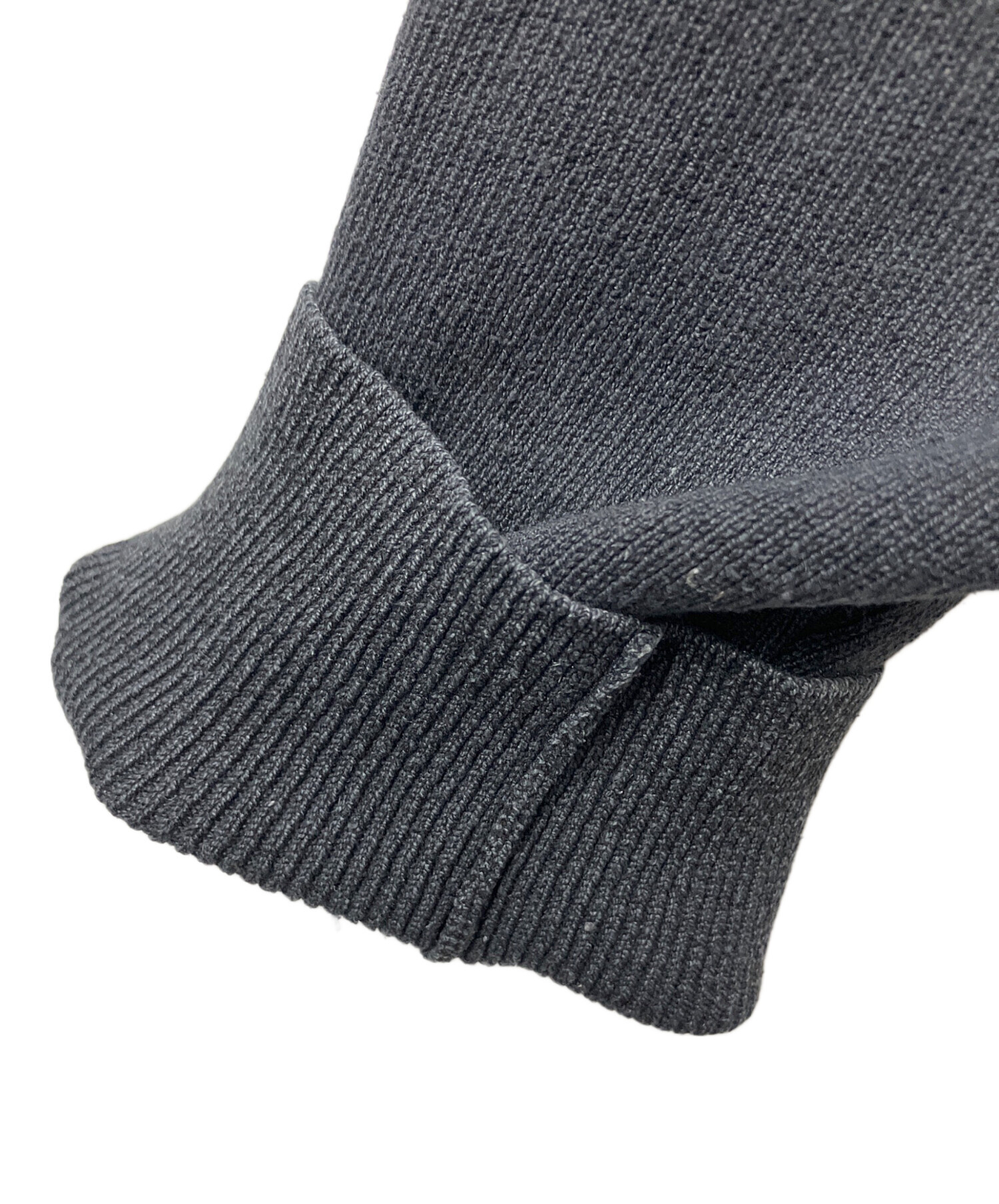 いらない服売ります 中古・古着通販】UNUSED (アンユーズド) 薄手ニット ブラック サイズ:3
