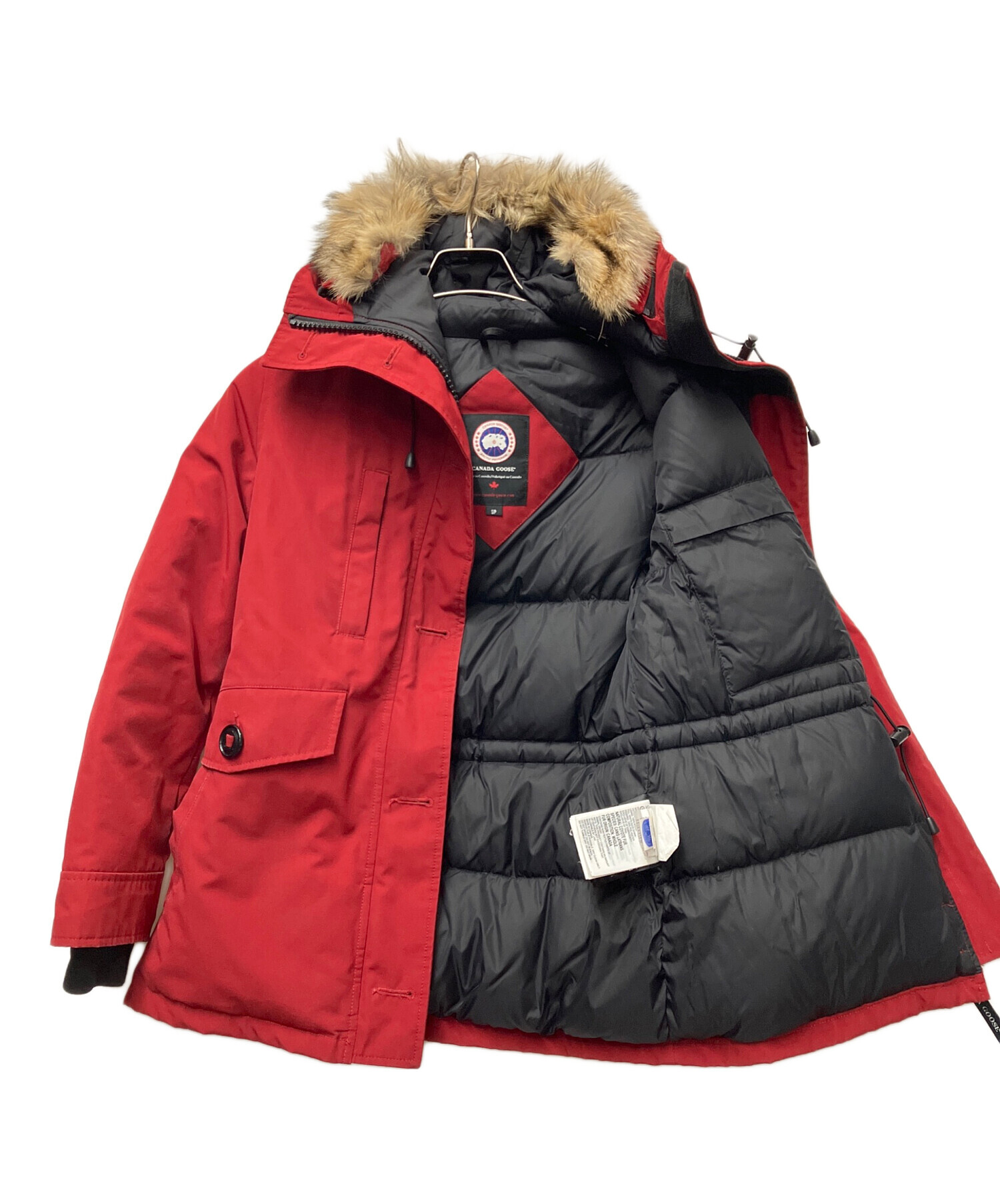 中古・古着通販】CANADA GOOSE (カナダグース) ダウンコート レッド