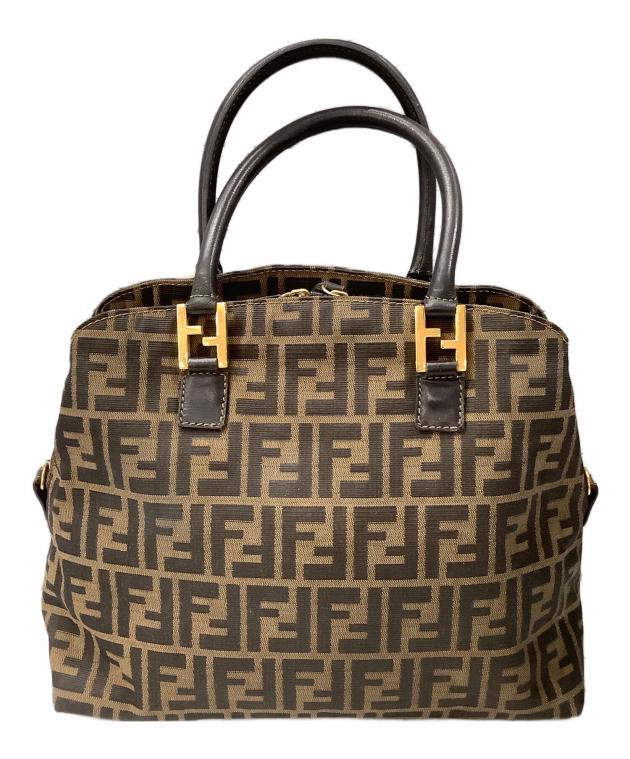 中古・古着通販】FENDI (フェンディ) ズッカトートバッグ ブラウン