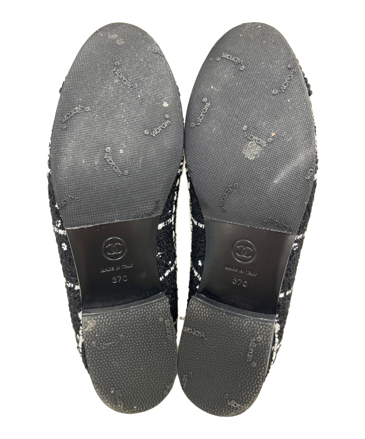 中古・古着通販】CHANEL (シャネル) ココマーク リボン付きツイード