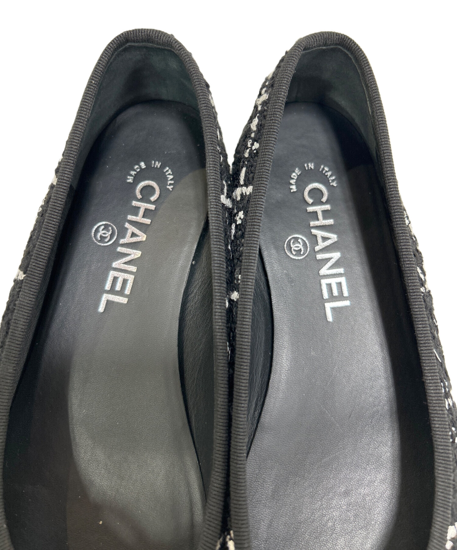 中古・古着通販】CHANEL (シャネル) ココマーク リボン付きツイード