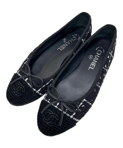 中古・古着通販】CHANEL (シャネル) ココマーク リボン付きツイード