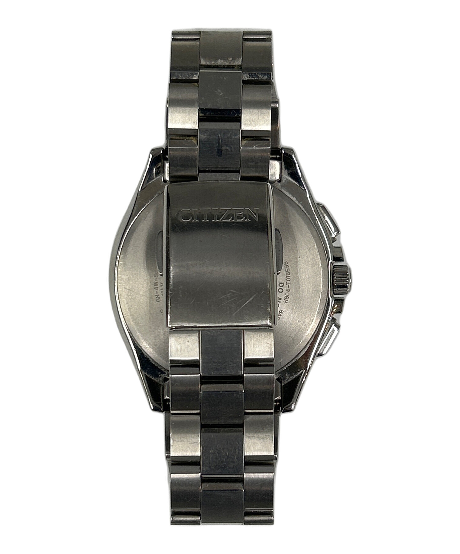 中古・古着通販】CITIZEN (シチズン) エコドライブ電波時計 ブラック