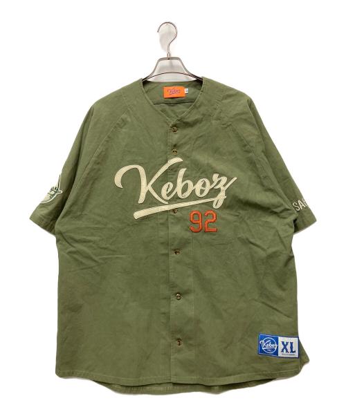 中古・古着通販】KEBOZ (ケボズ) ベースボールシャツ カーキ サイズ:XL