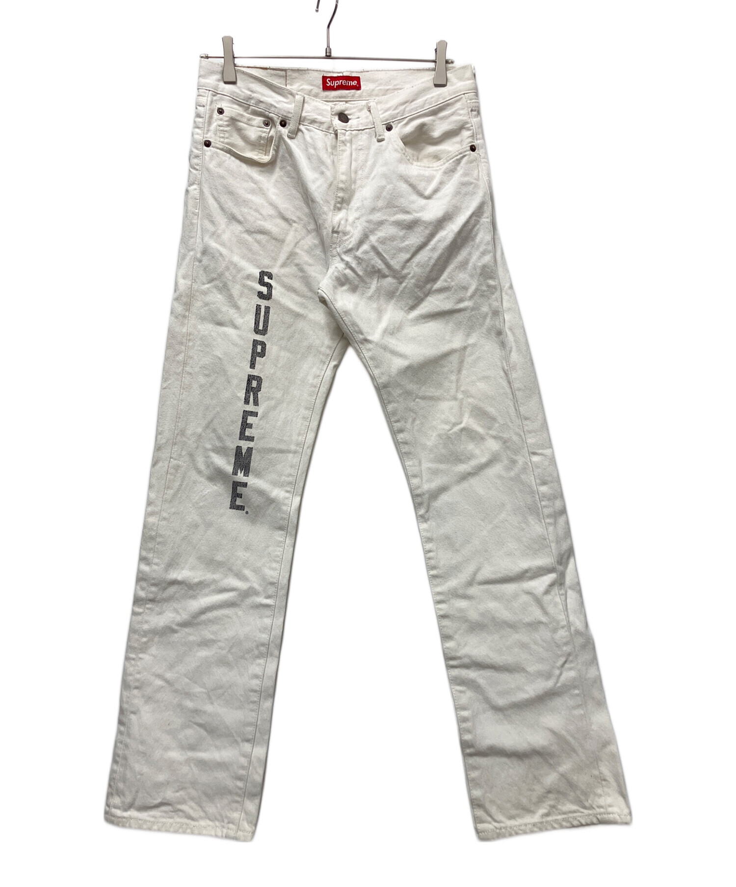 supreme ホワイトデニム 中古・古着通販】Supreme (シュプリーム) LEVI'S (リーバイス) Washed
