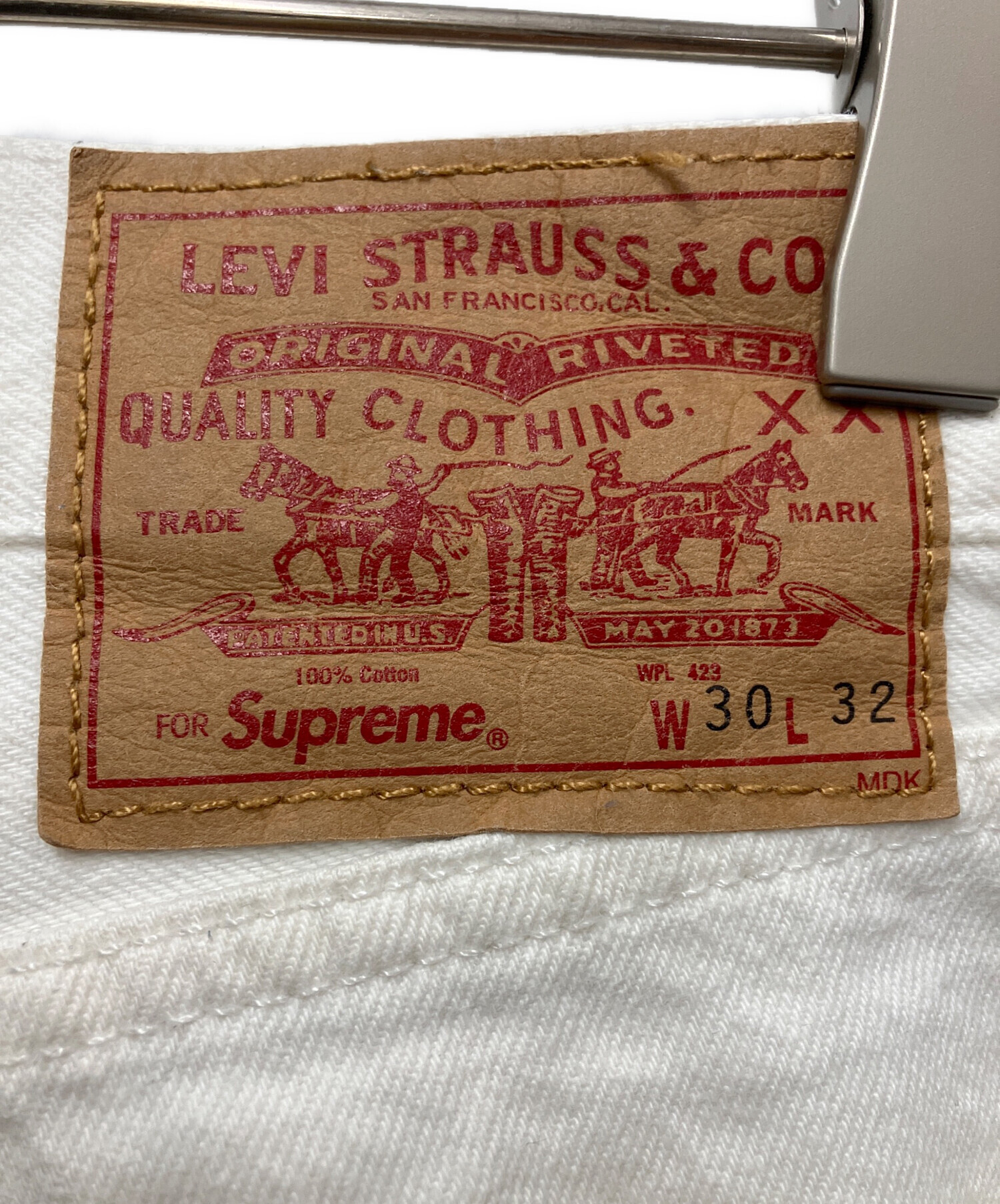 中古・古着通販】Supreme (シュプリーム) LEVI'S (リーバイス) Washed