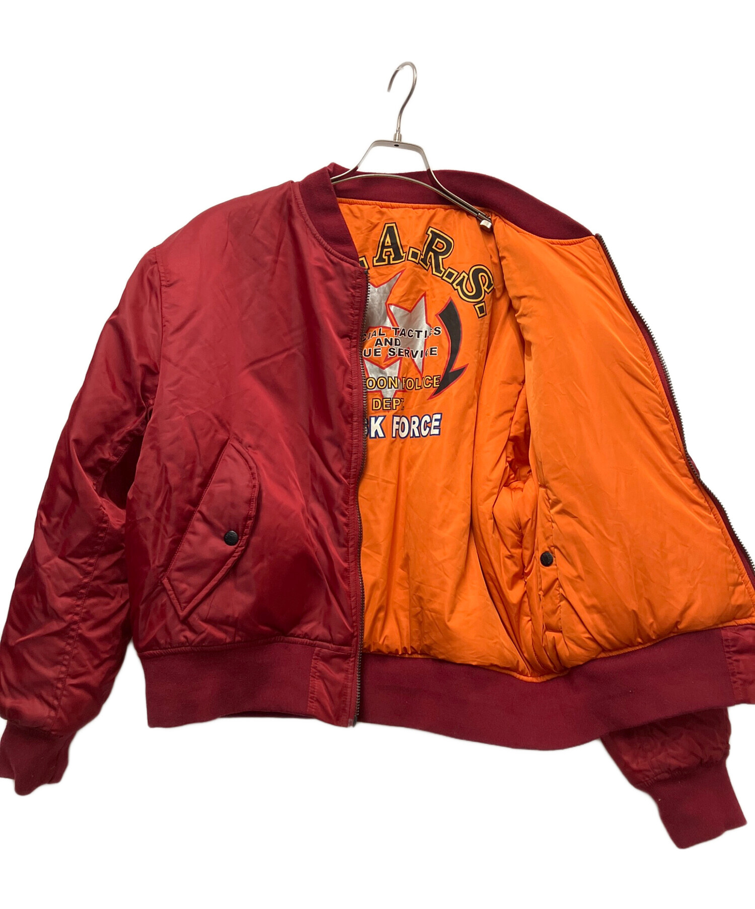 中古・古着通販】BIOHAZARD (バイオハザード) MA-1ジャケット レッド 