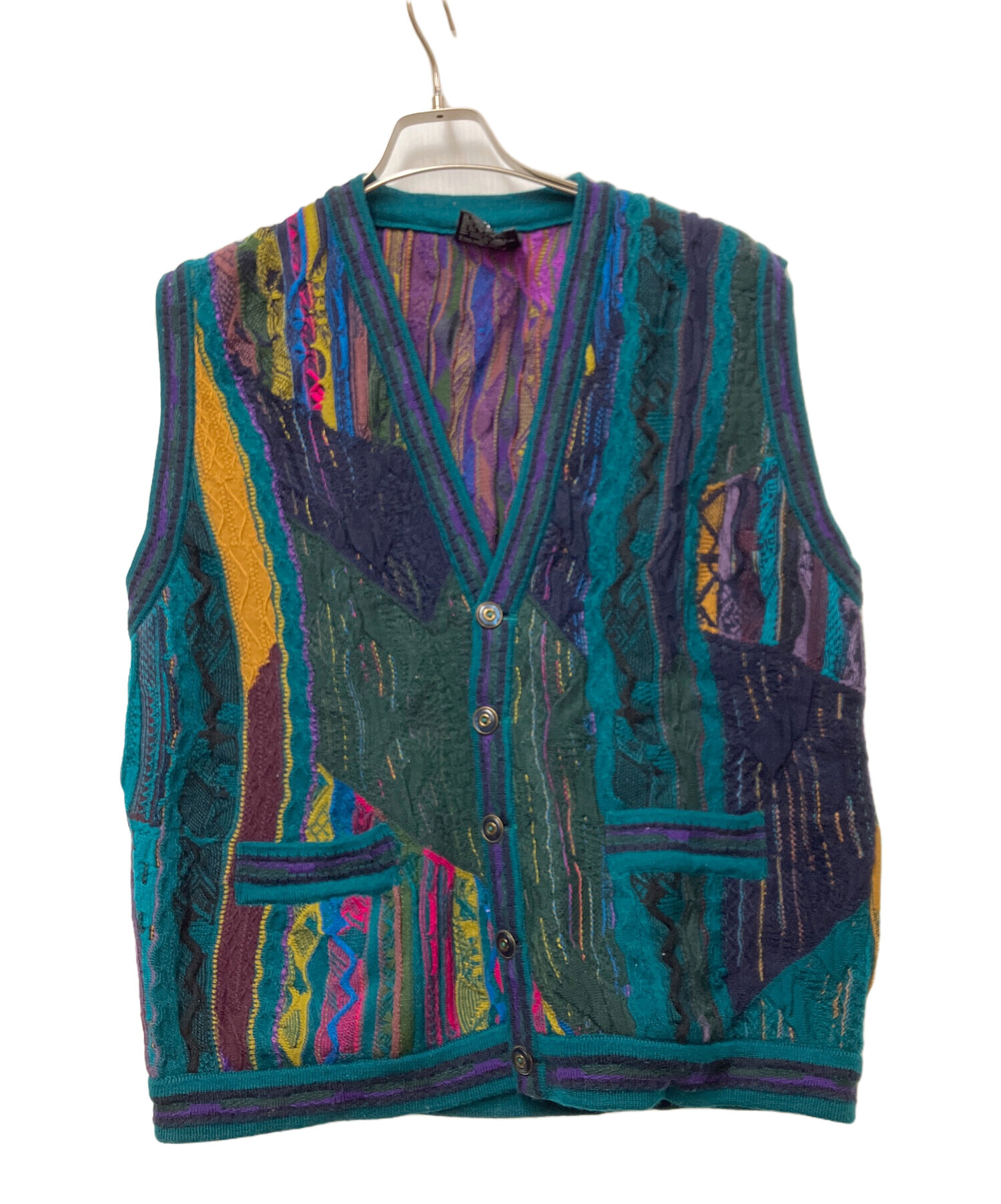 中古・古着通販】Coogi (クージー) 厚手ニット グリーン サイズ:M 