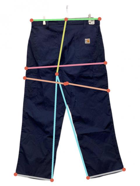 中古・古着通販】CarHartt (カーハート) ワークパンツ ネイビー サイズ