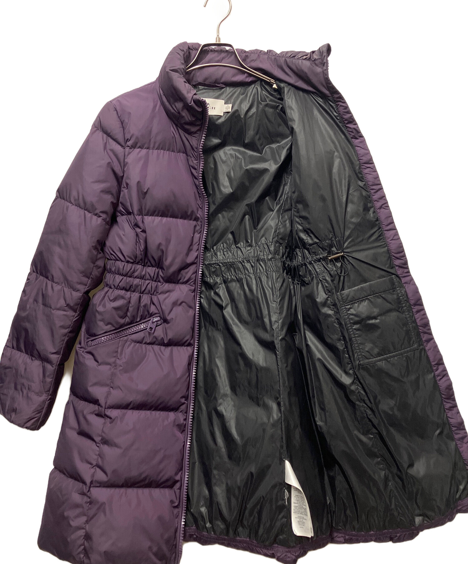 中古・古着通販】COACH (コーチ) ダウンコート パープル サイズ:M
