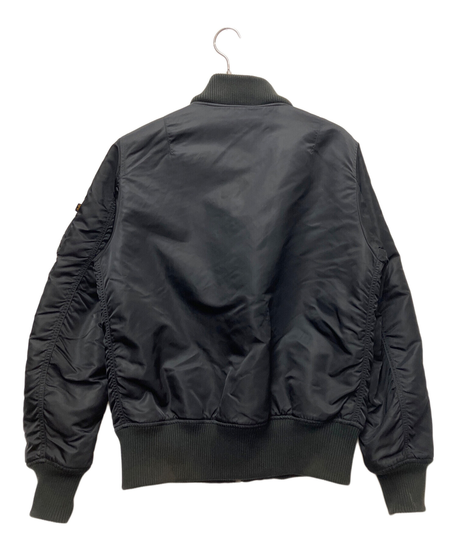 中古・古着通販】ALPHA (アルファ) MA-1ジャケット ブラック サイズ:L