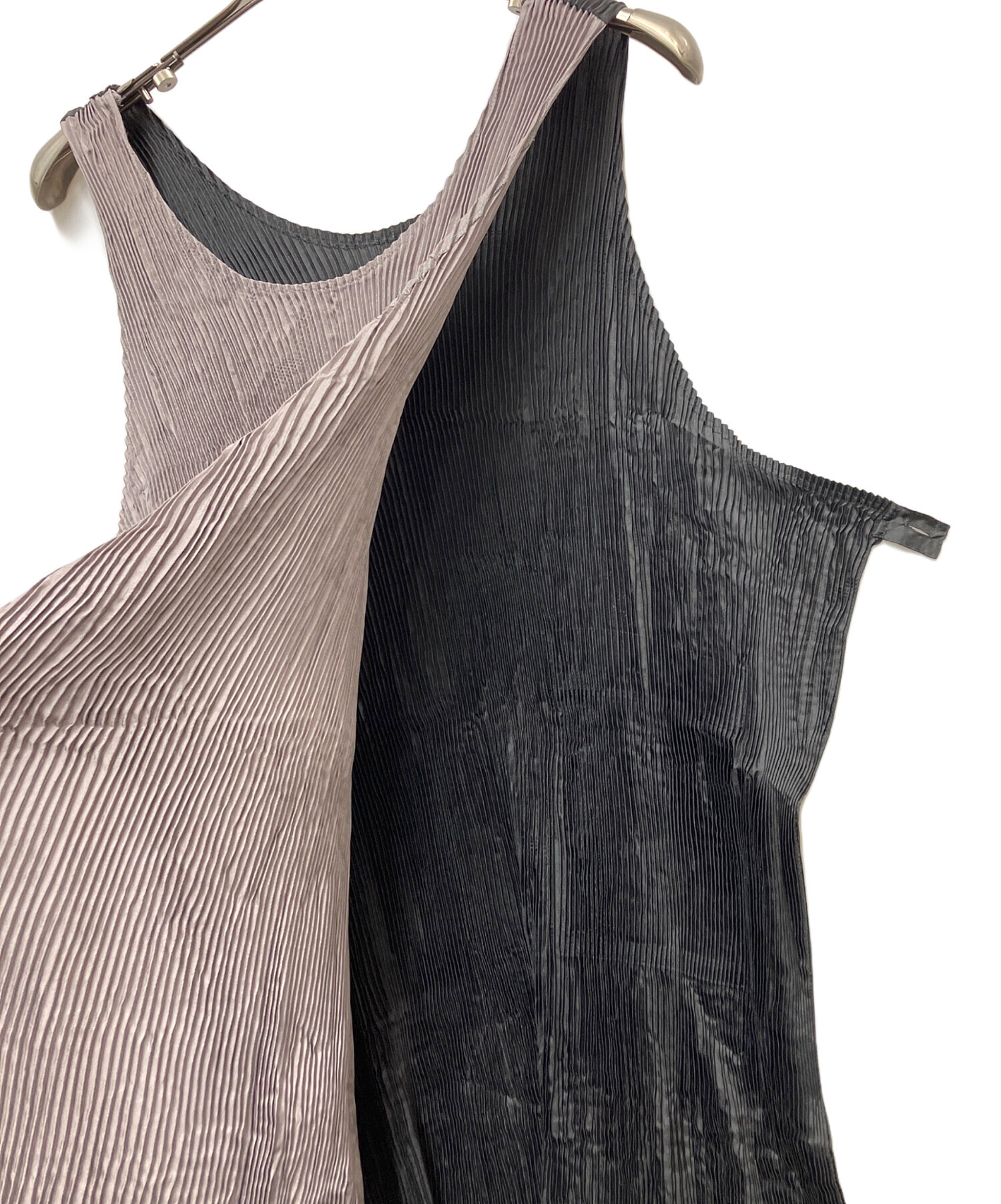 【中古】プリーツプリーズ　エプロンドレス 中古・古着通販】MIYAKE DESIGN STUDIO (ミヤケ デザイン スタジオ