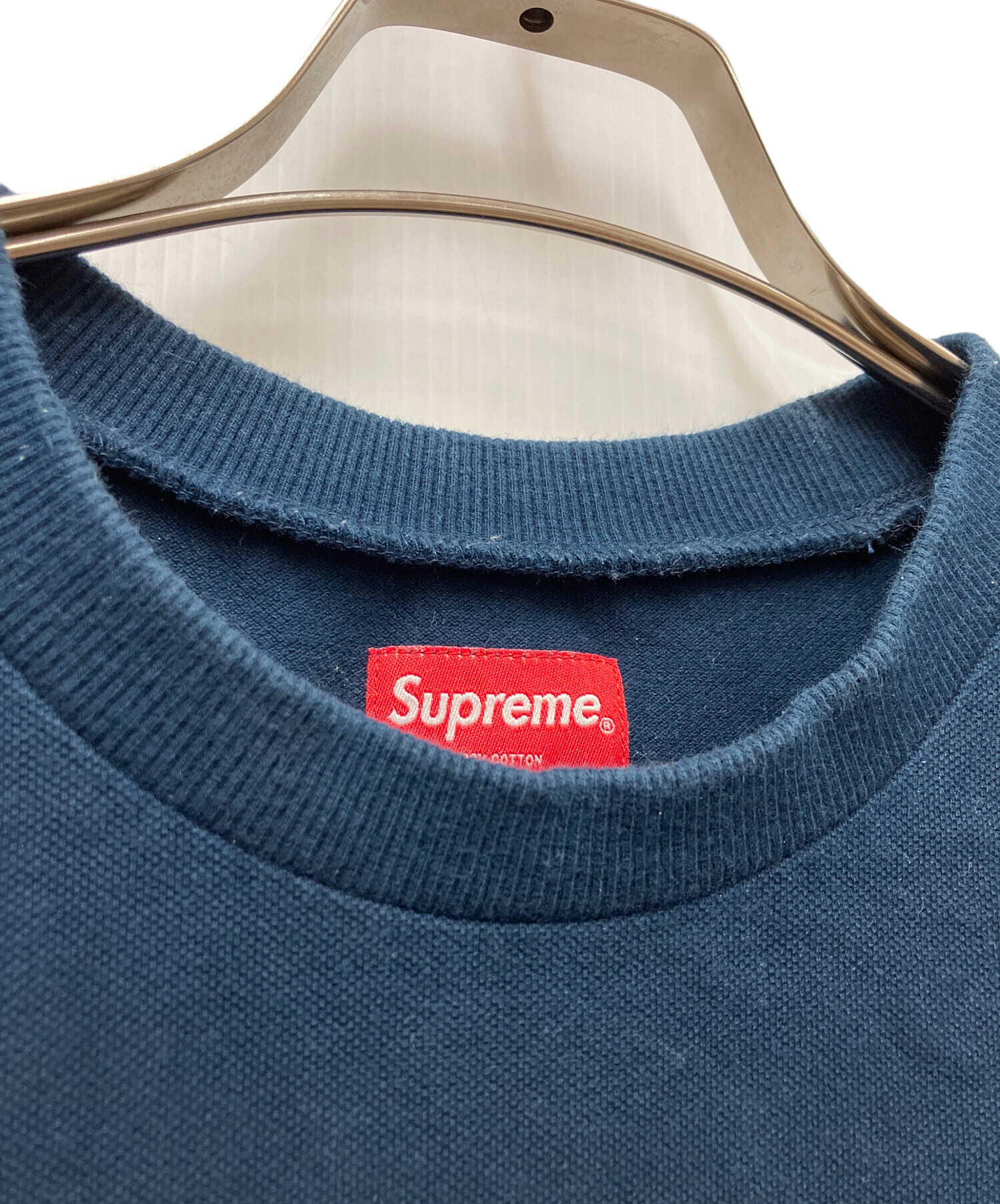 中古・古着通販】Supreme (シュプリーム) 長袖カットソー ネイビー