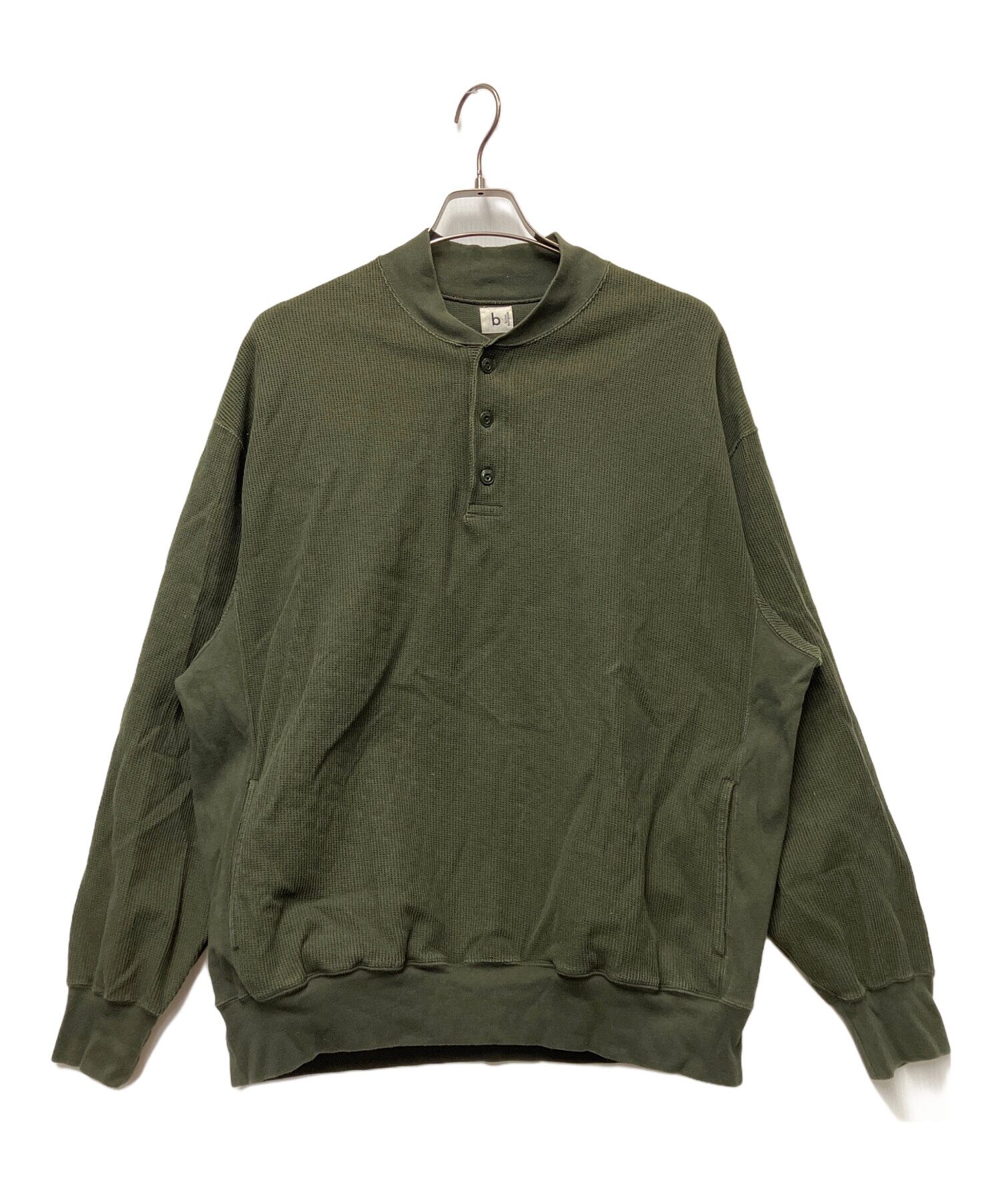 中古・古着通販】blurhms (ブラームス) 長袖カットソー グリーン 