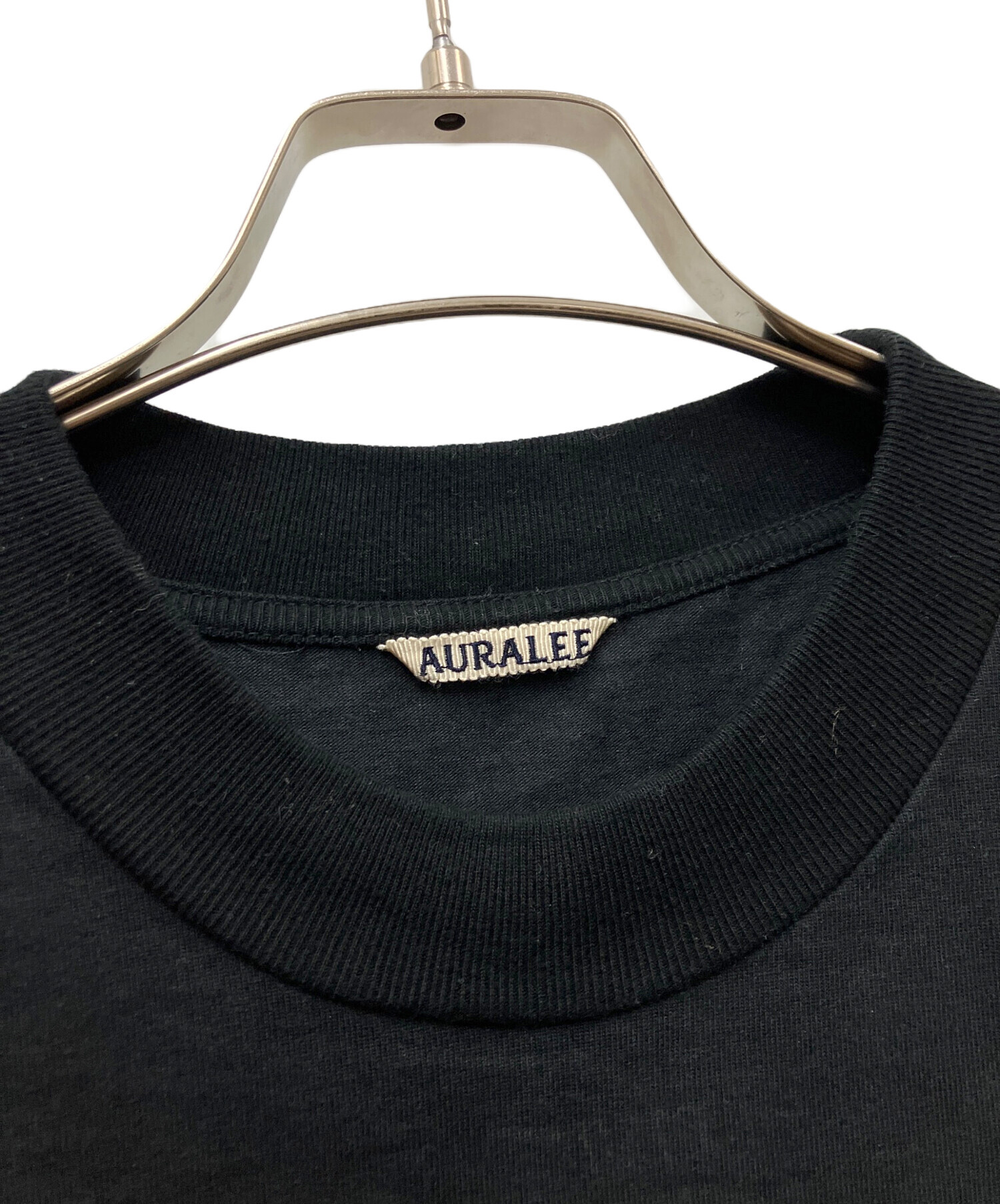 中古・古着通販】AURALEE (オーラリー) 半袖カットソー ブラック