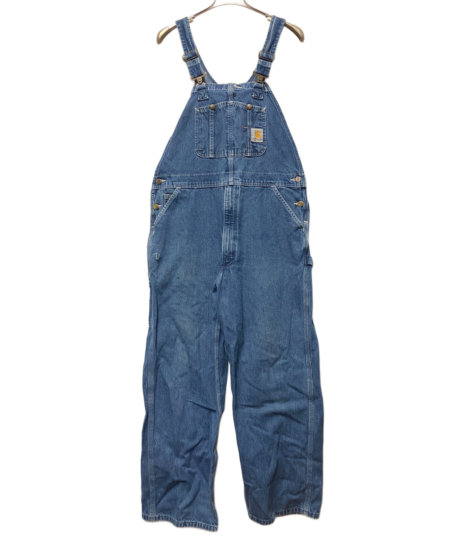 中古・古着通販】CarHartt (カーハート) デニムサロペット インディゴ