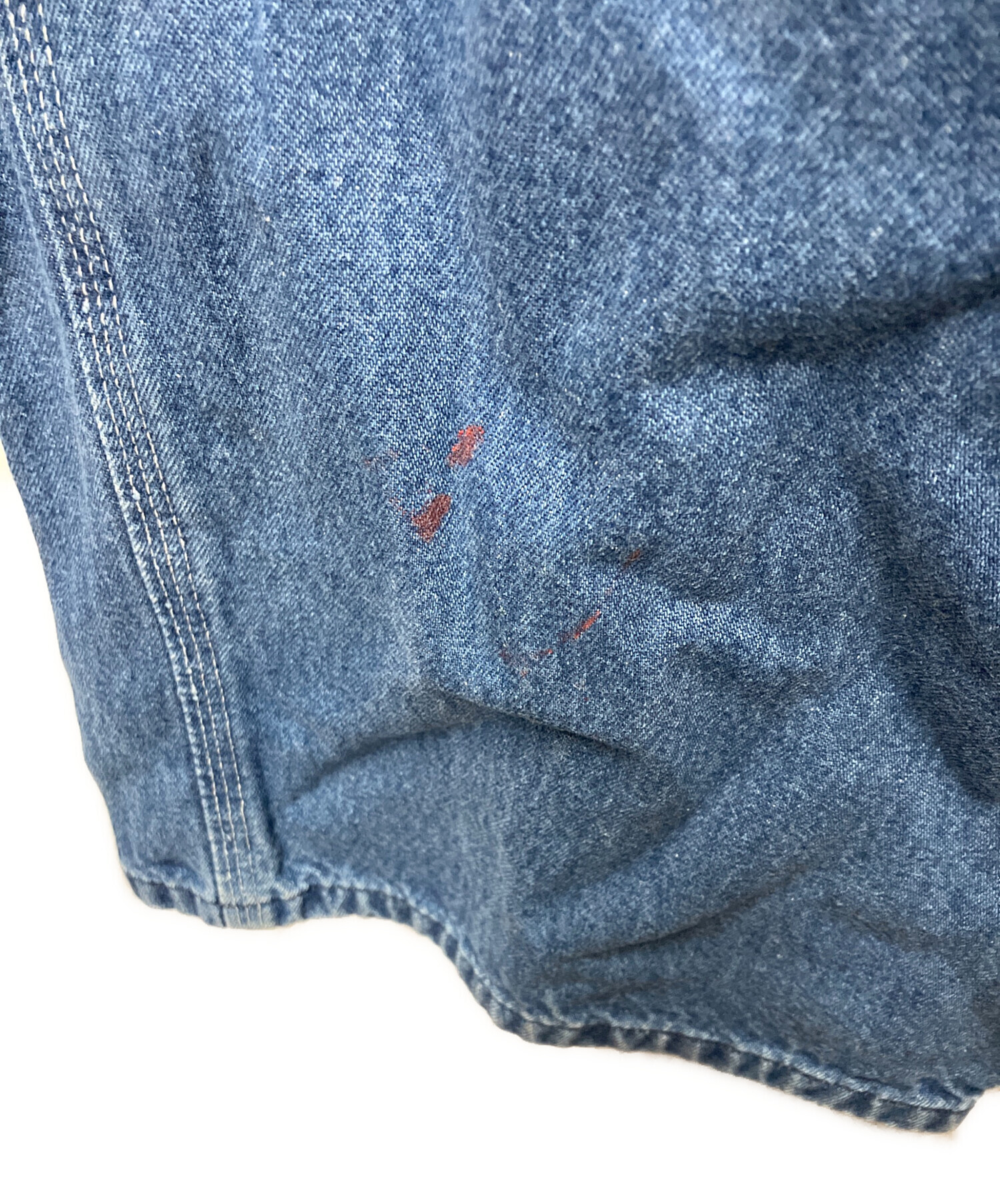 中古・古着通販】CarHartt (カーハート) デニムサロペット インディゴ