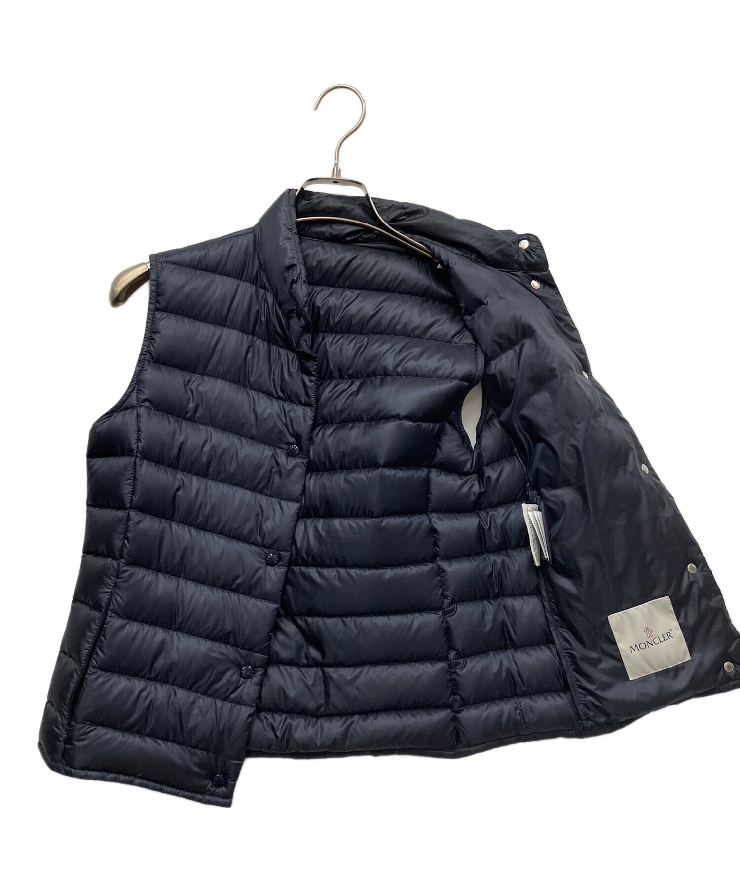 中古・古着通販】MONCLER (モンクレール) ダウンベスト ネイビー