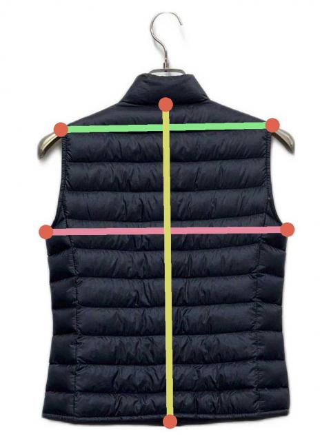中古・古着通販】MONCLER (モンクレール) ダウンベスト ネイビー