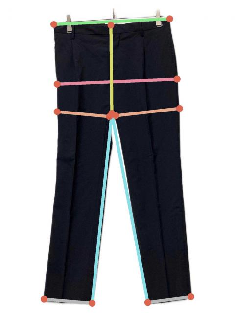 中古・古着通販】VALENTINO (ヴァレンティノ) スラックス ネイビー