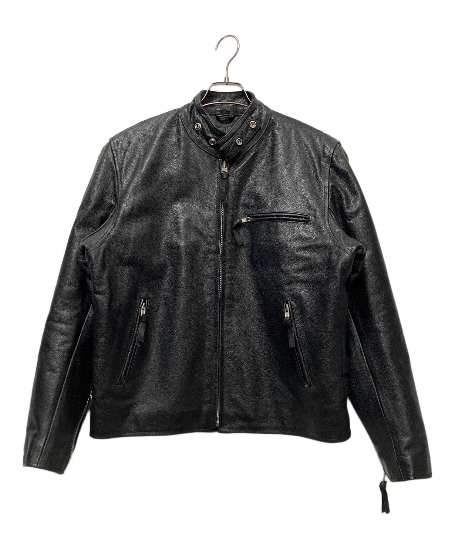 中古・古着通販】AXEL (アクセル) レザーライダースジャケット