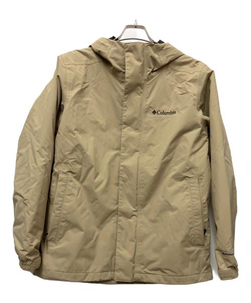 美品 Columbia コロンビア タナナループ ダウンジャケット ベージュ M Columbia コロンビア オムニヒート タナナループ ウィメンズ ダウン