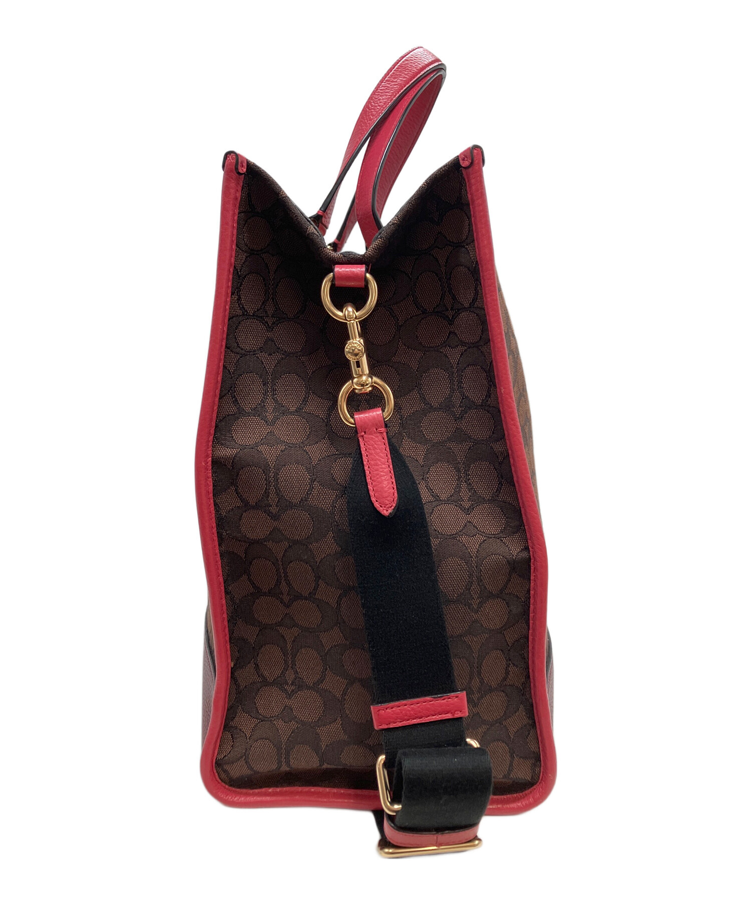 【美品】 COACH コーチ デンプシー40 ショルダーバッグ 2way 中古・古着通販】COACH (コーチ) デンプシー40バッグ ピンク×ブラウン