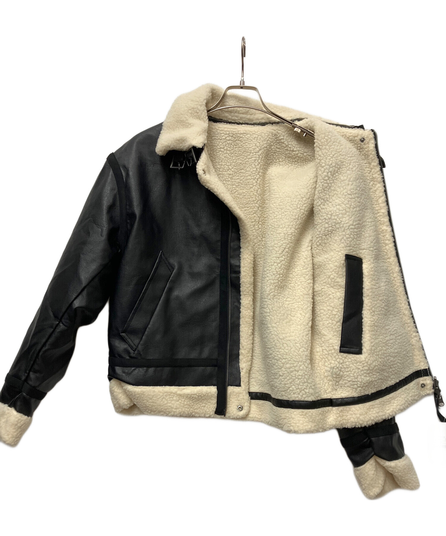中古・古着通販】CLEL (クレイル) 4way リバーシブルフェイクムートン 