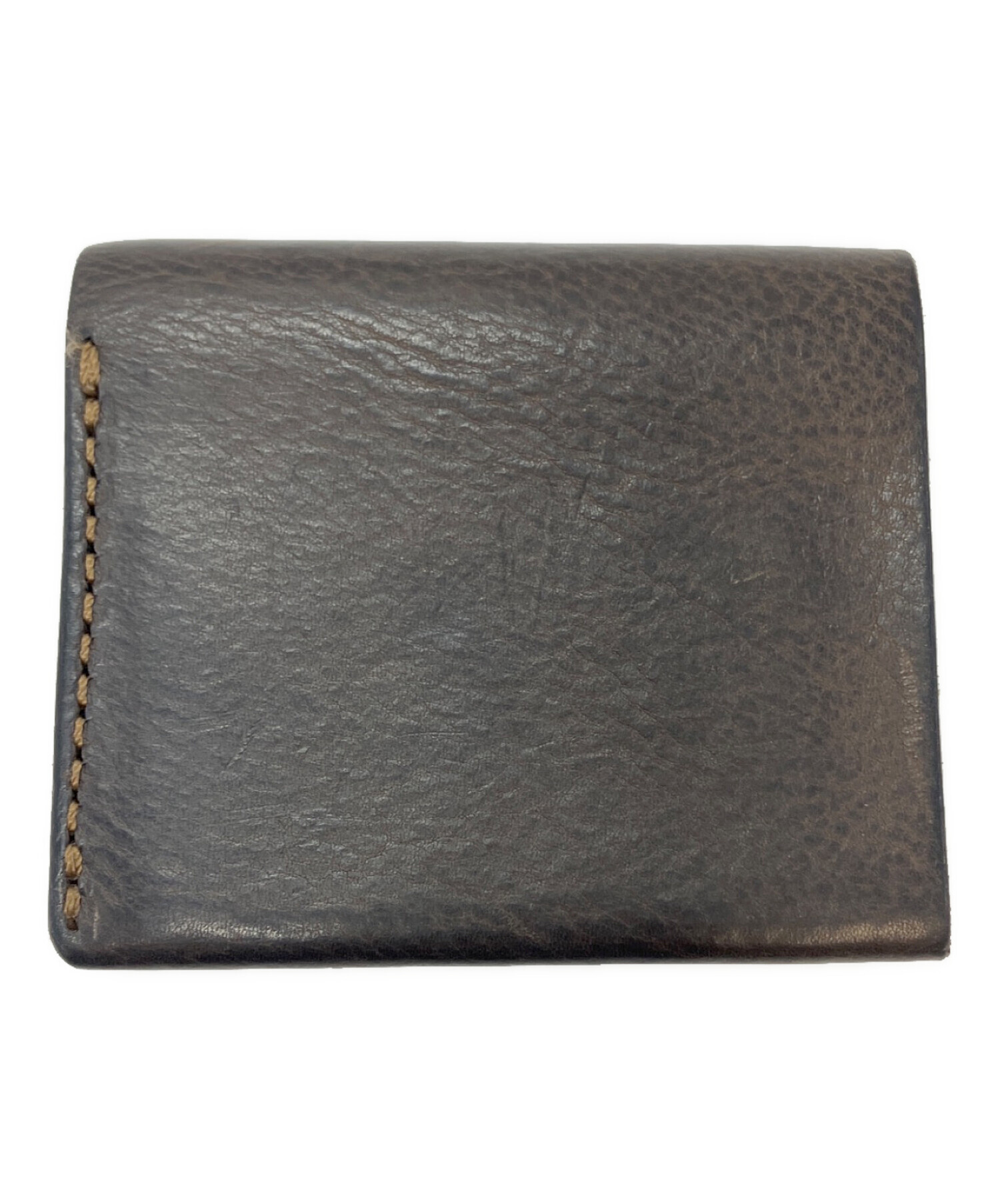 襤褸 本物 古布 大判 ② 寄せ布 中古・古着通販】Herz (ヘルツ) 2つ折り財布 グレー｜ブランド・古着