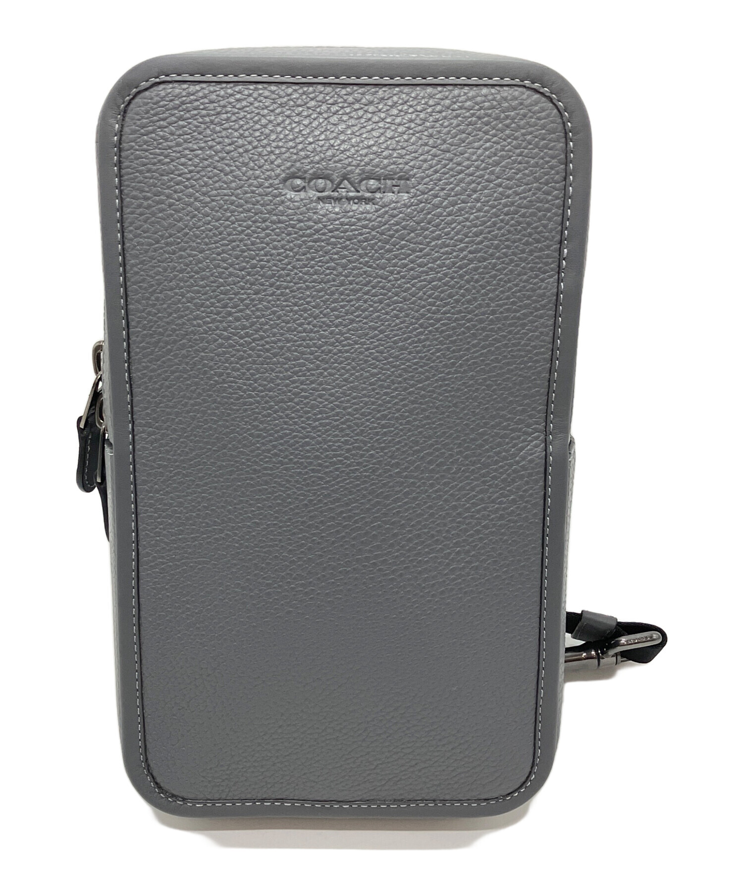 中古・古着通販】COACH (コーチ) サリバンパックボディーバッグ グレー
