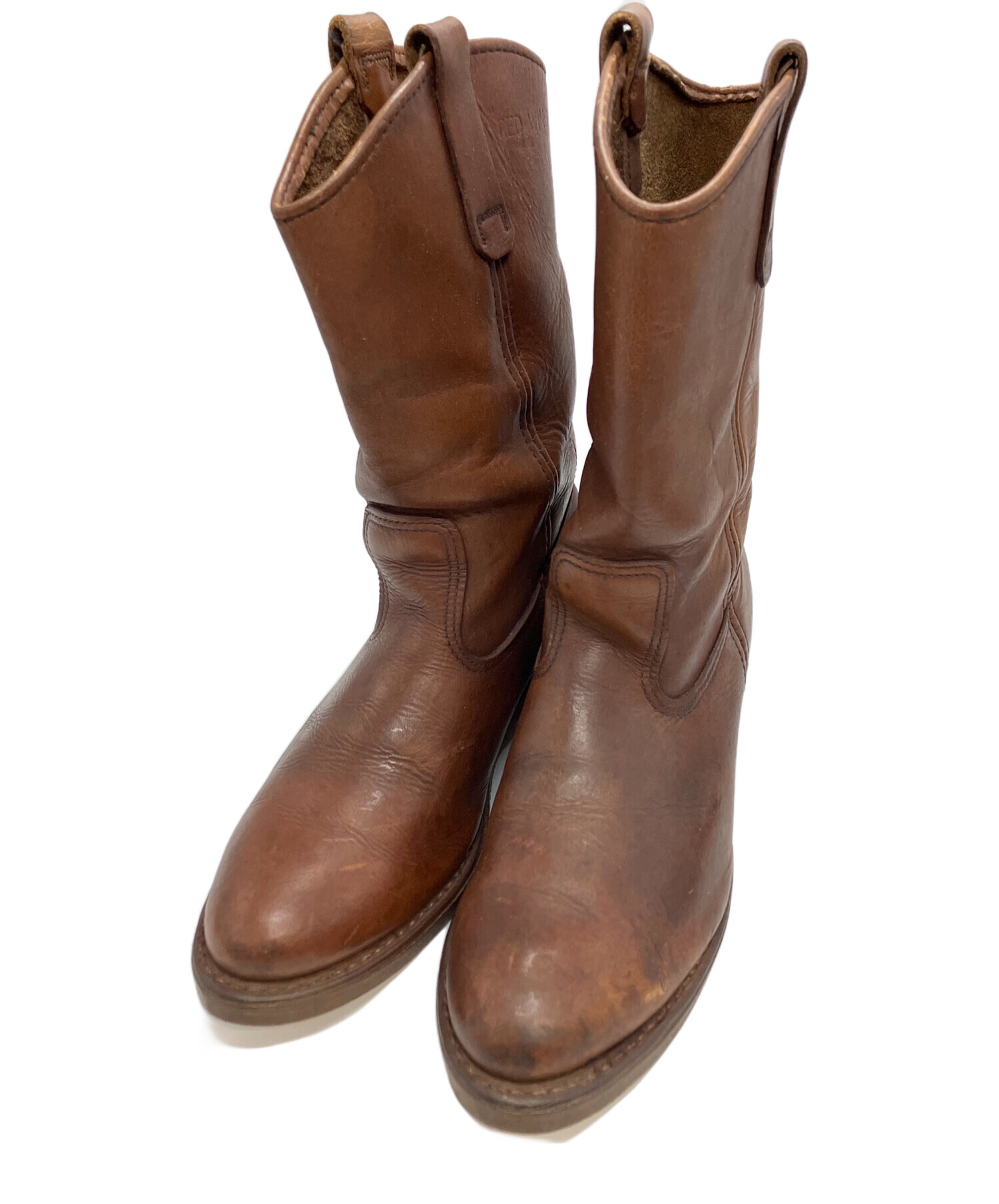 猫*朗様 Red Wing ペコスブーツ ブラウン 中古・古着通販】RED WING (レッドウィング) ペコスブーツ ブラウン