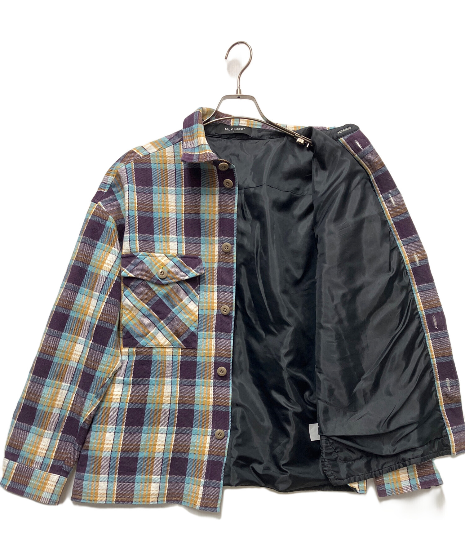 中古・古着通販】MLVINCE (メルヴィンス) 長袖シャツ マルチカラー