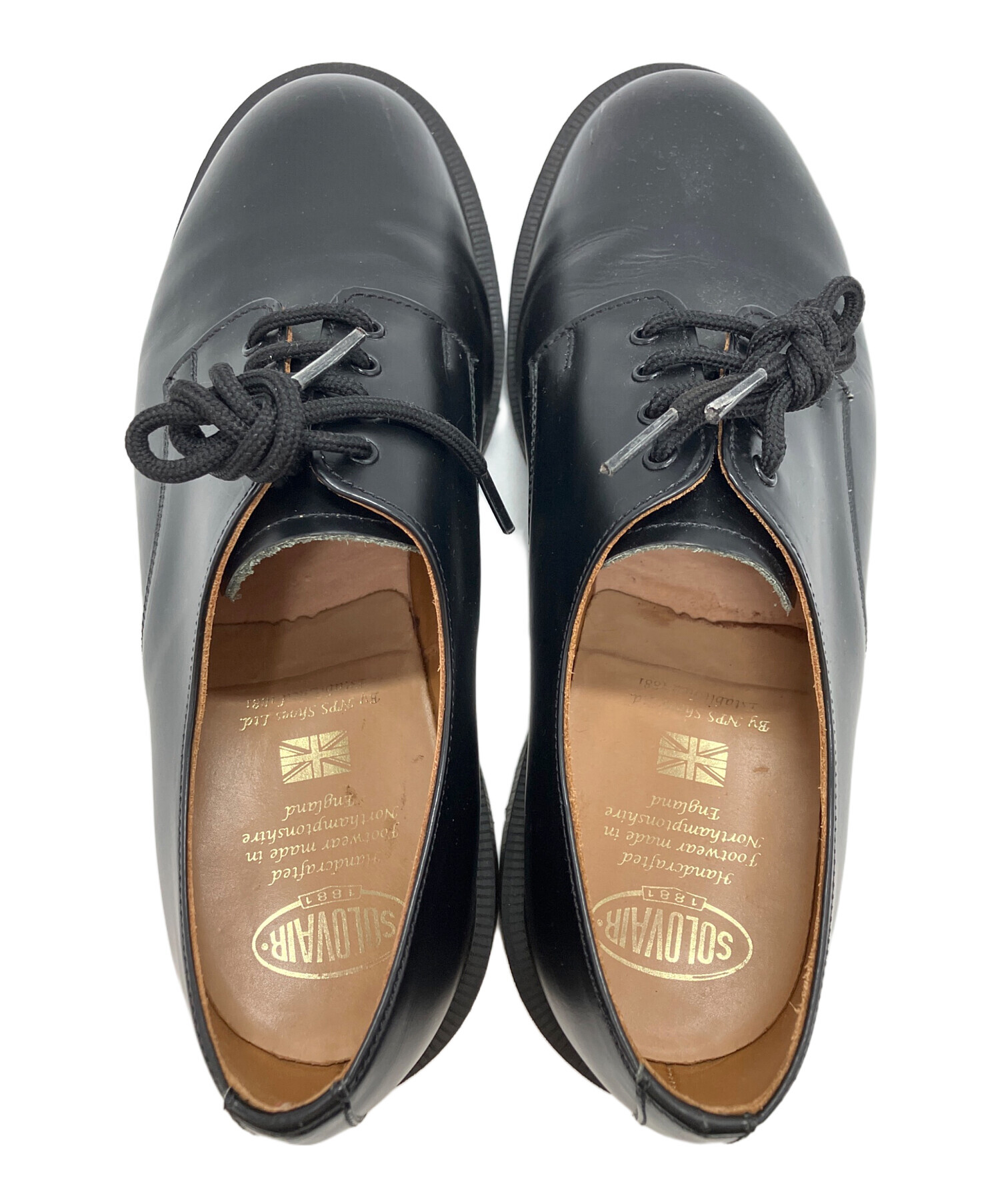 中古・古着通販】SOLOVAIR (ソロヴェアー) 4EYE SHOE ブラック サイズ