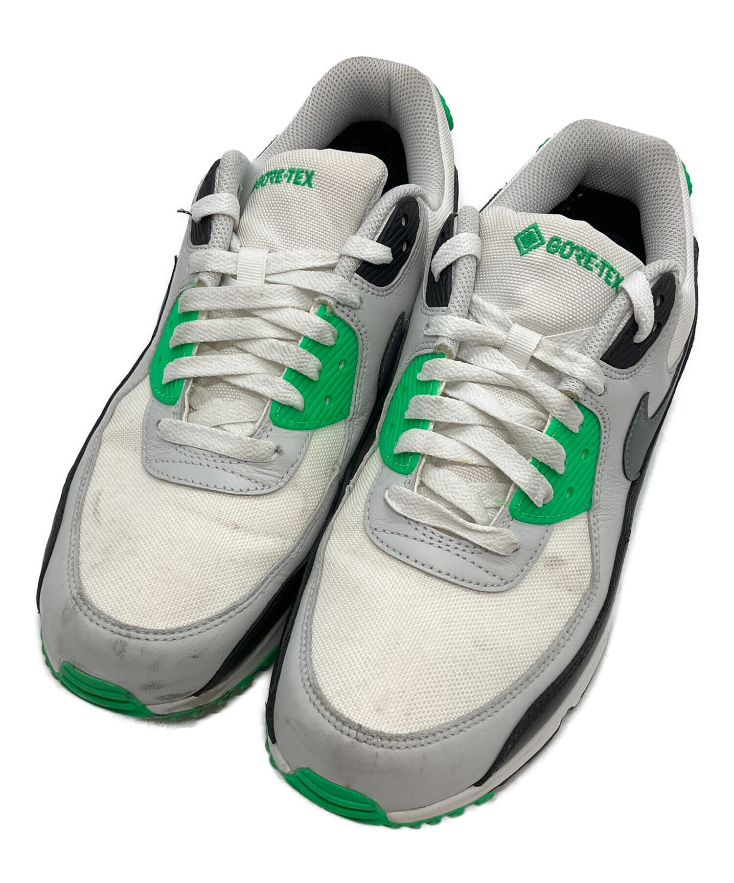 中古・古着通販】NIKE (ナイキ) エアマックス90 ホワイト×グリーン 
