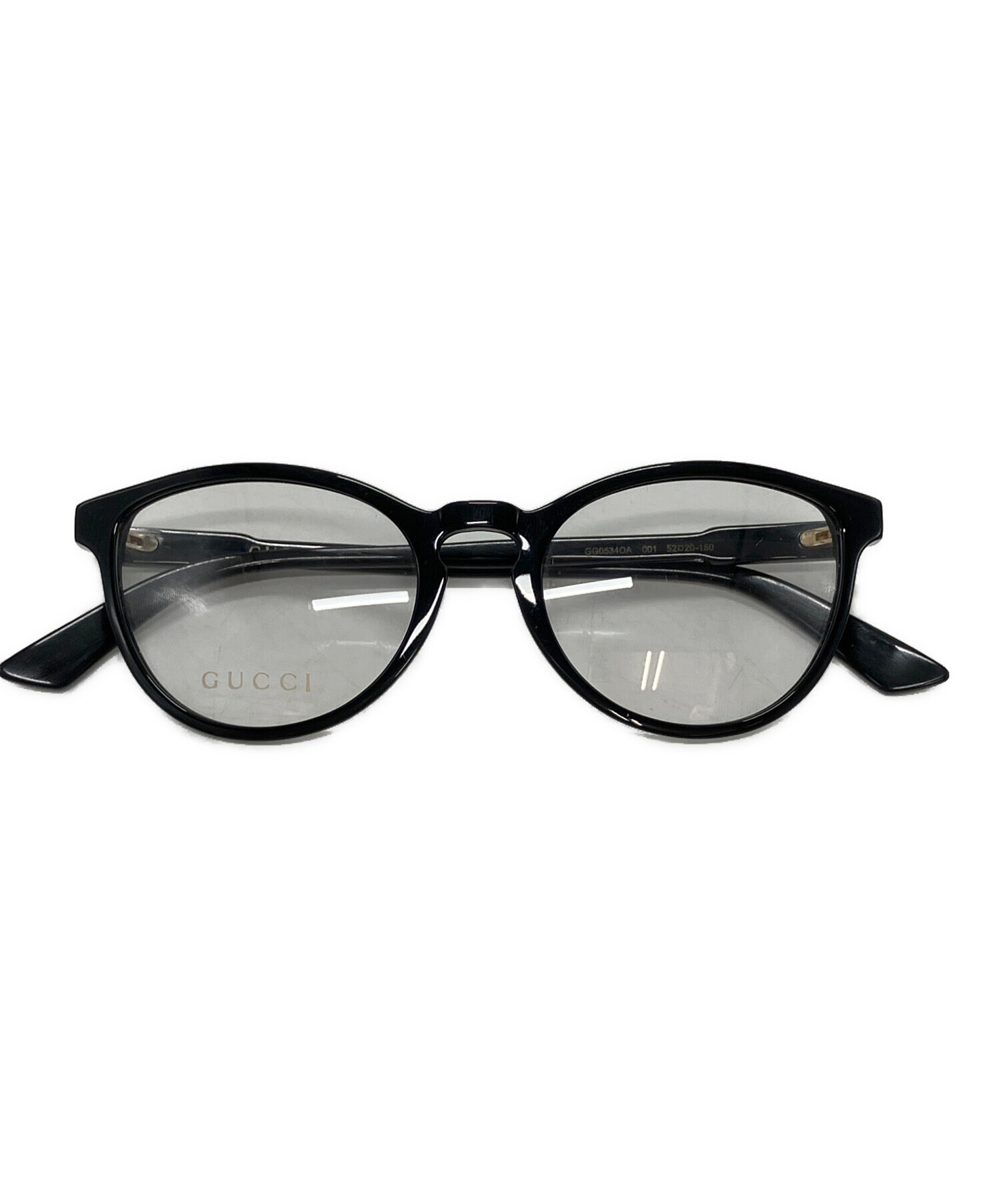 GUCCI サングラス インターロッキングG ブラック ラインストーン ケース付 中古・古着通販】GUCCI (グッチ) インターロッキングGグラス ブラック