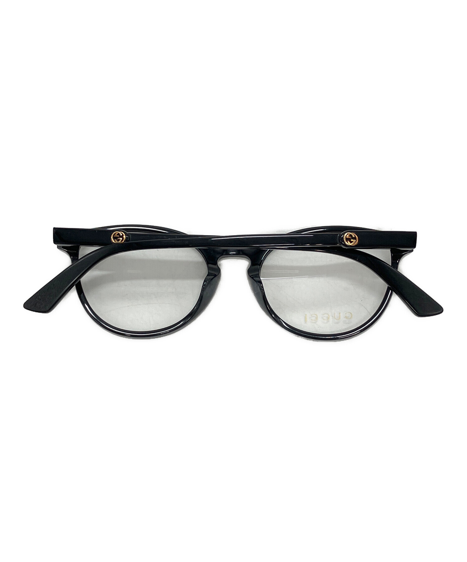 GUCCI サングラス インターロッキングG ブラック ラインストーン ケース付 中古・古着通販】GUCCI (グッチ) インターロッキングGグラス ブラック