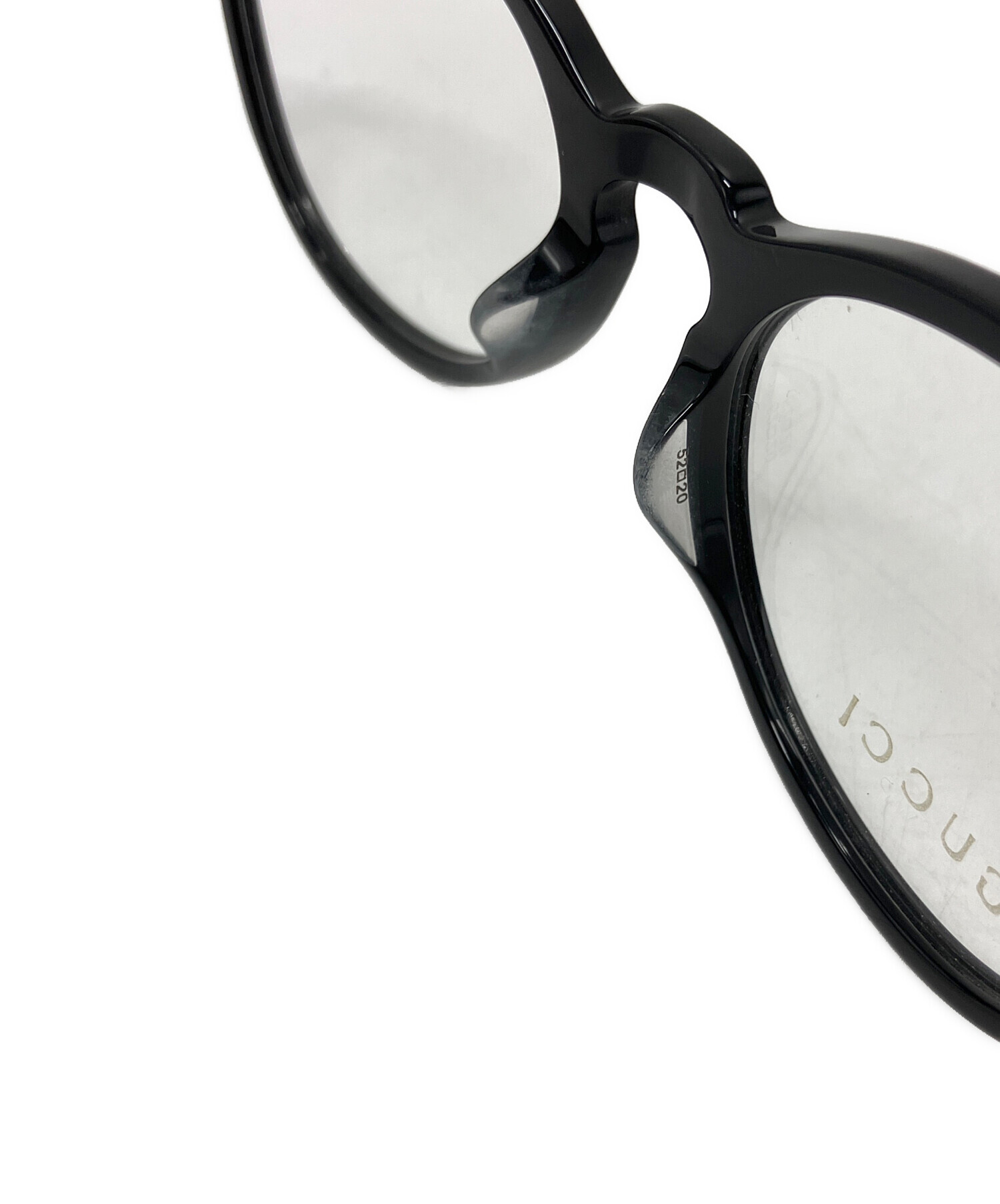 中古・古着通販】GUCCI (グッチ) インターロッキングGグラス ブラック