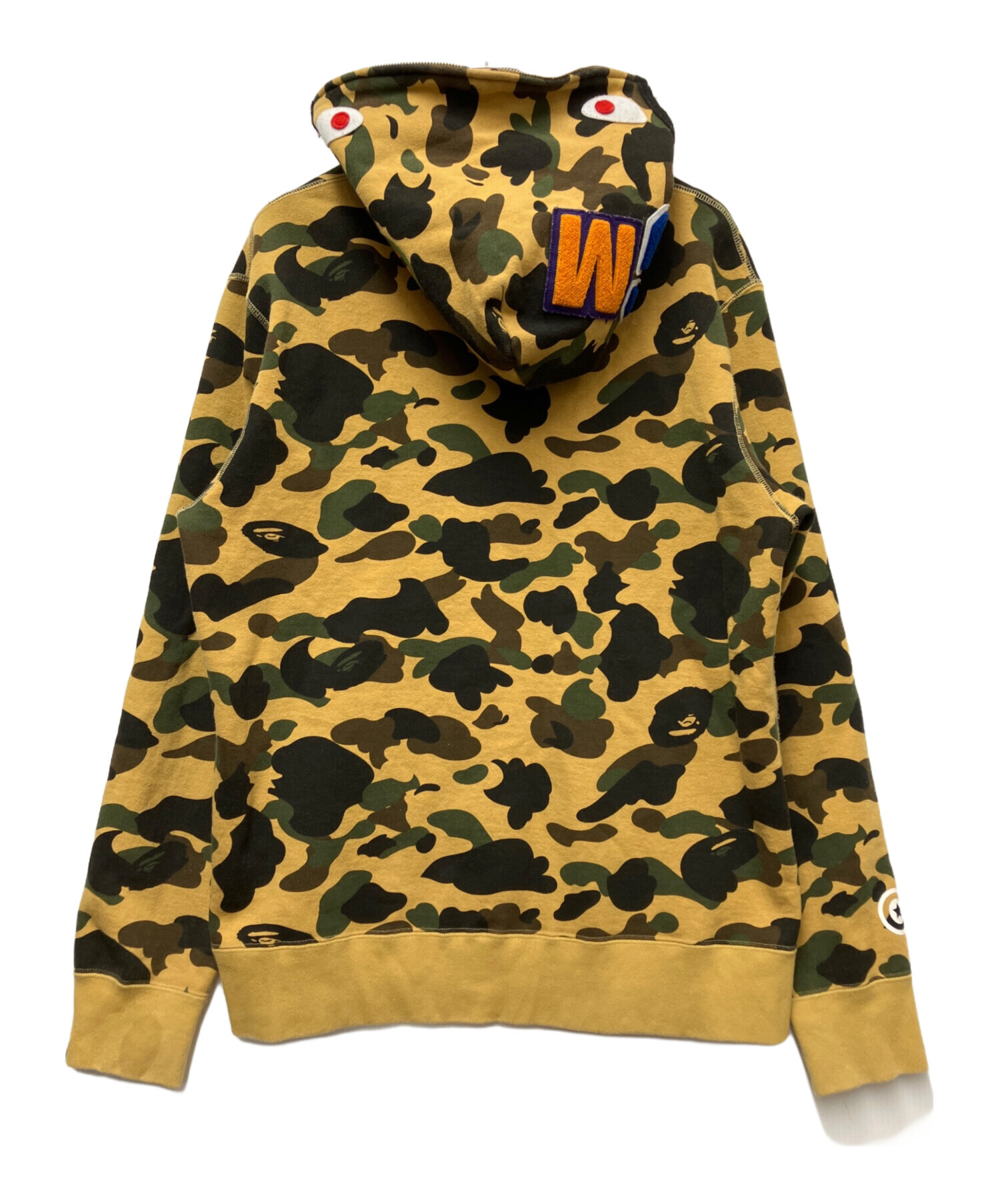A Bathing Ape シャークパーカー M 迷彩柄 A Bathing Ape 迷彩柄 シャークパーカー サイズM 最終値引き‼️ 【公式