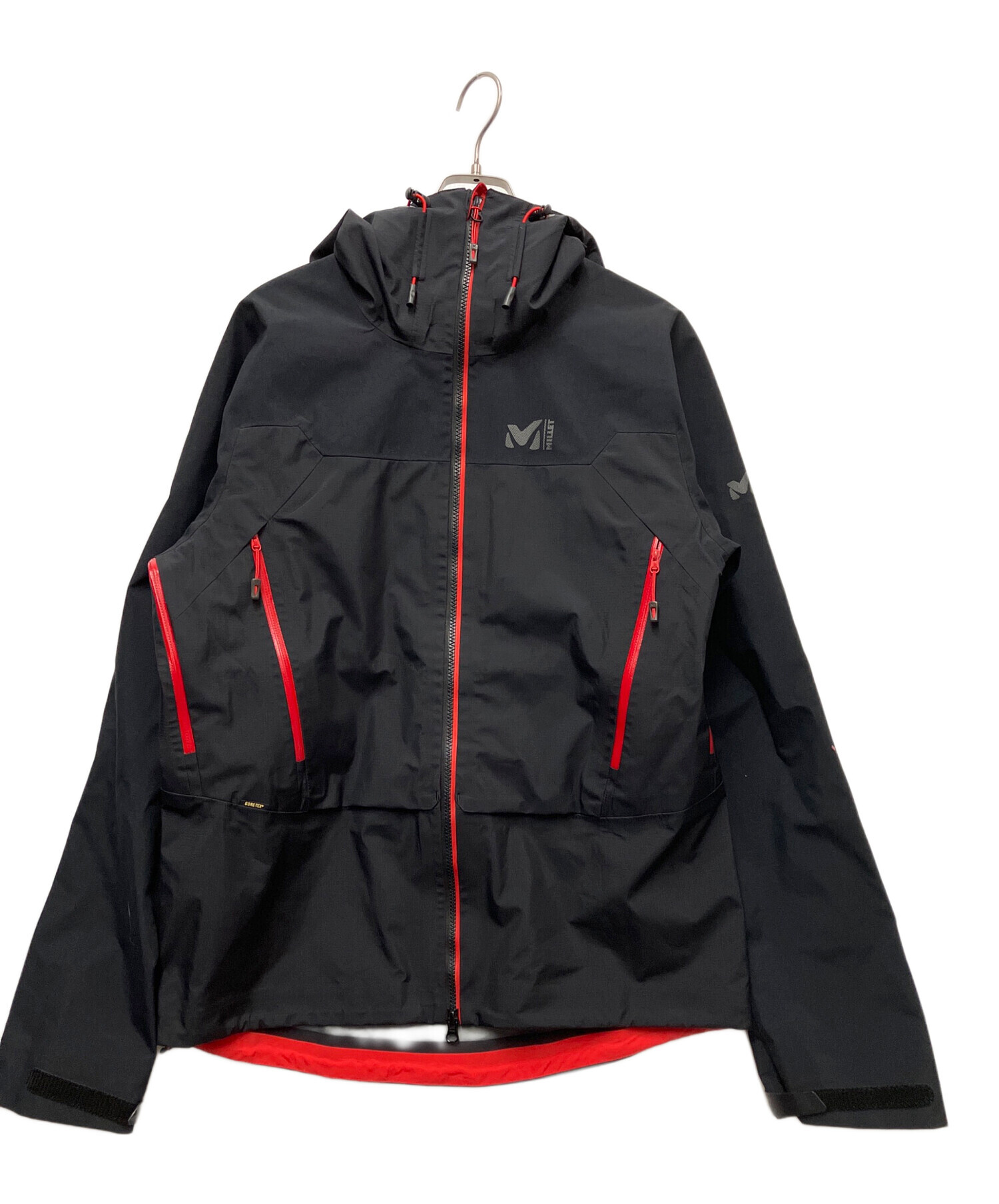 中古・古着通販】MILLET (ミレー) ジャケット ブラック×レッド サイズ 