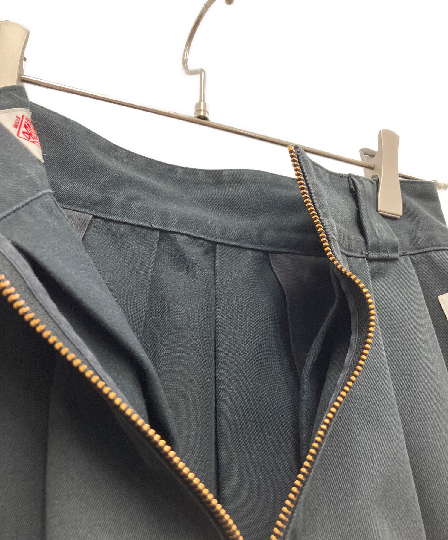 中古・古着通販】DANTON (ダントン) タックロングスカート ネイビー