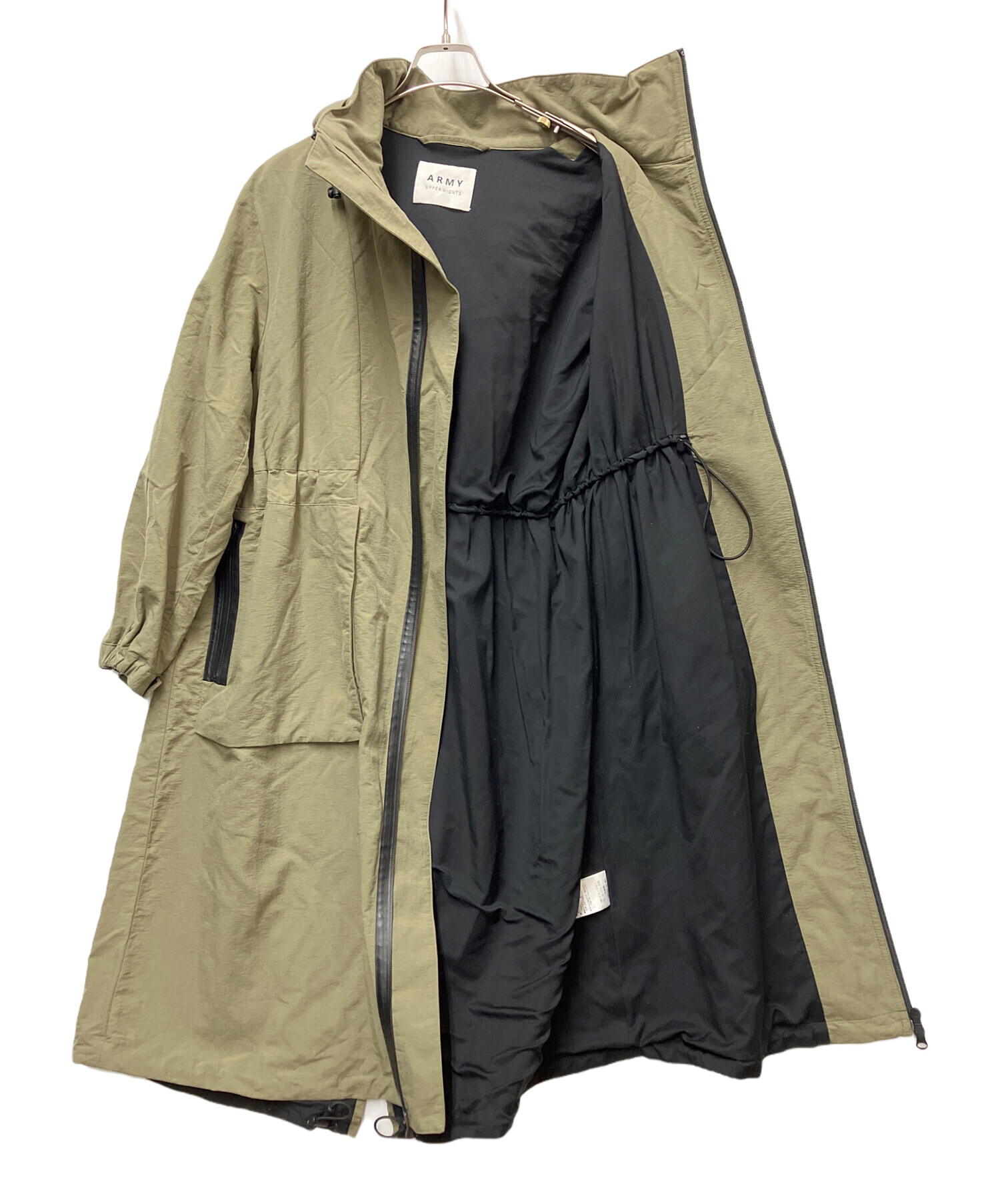 中古・古着通販】upper hights (アッパーハイツ) ロングコート カーキ