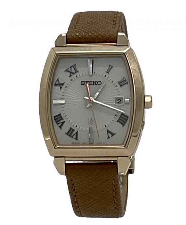 未使用級！4Pダイヤ！セイコールキアSEIKO電波ソーラー 中古・古着通販】SEIKO (セイコー) SEIKO（セイコー）腕時計 ルキア