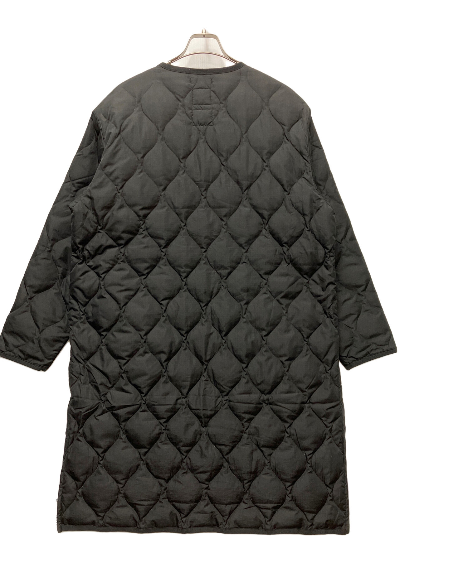 中古・古着通販】TAION (タイオン) V NECK ZIP COAT ブラック サイズ 