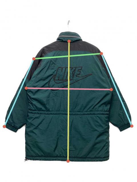 中古・古着通販】NIKE (ナイキ) 中綿ジャケット グリーン×ブラック