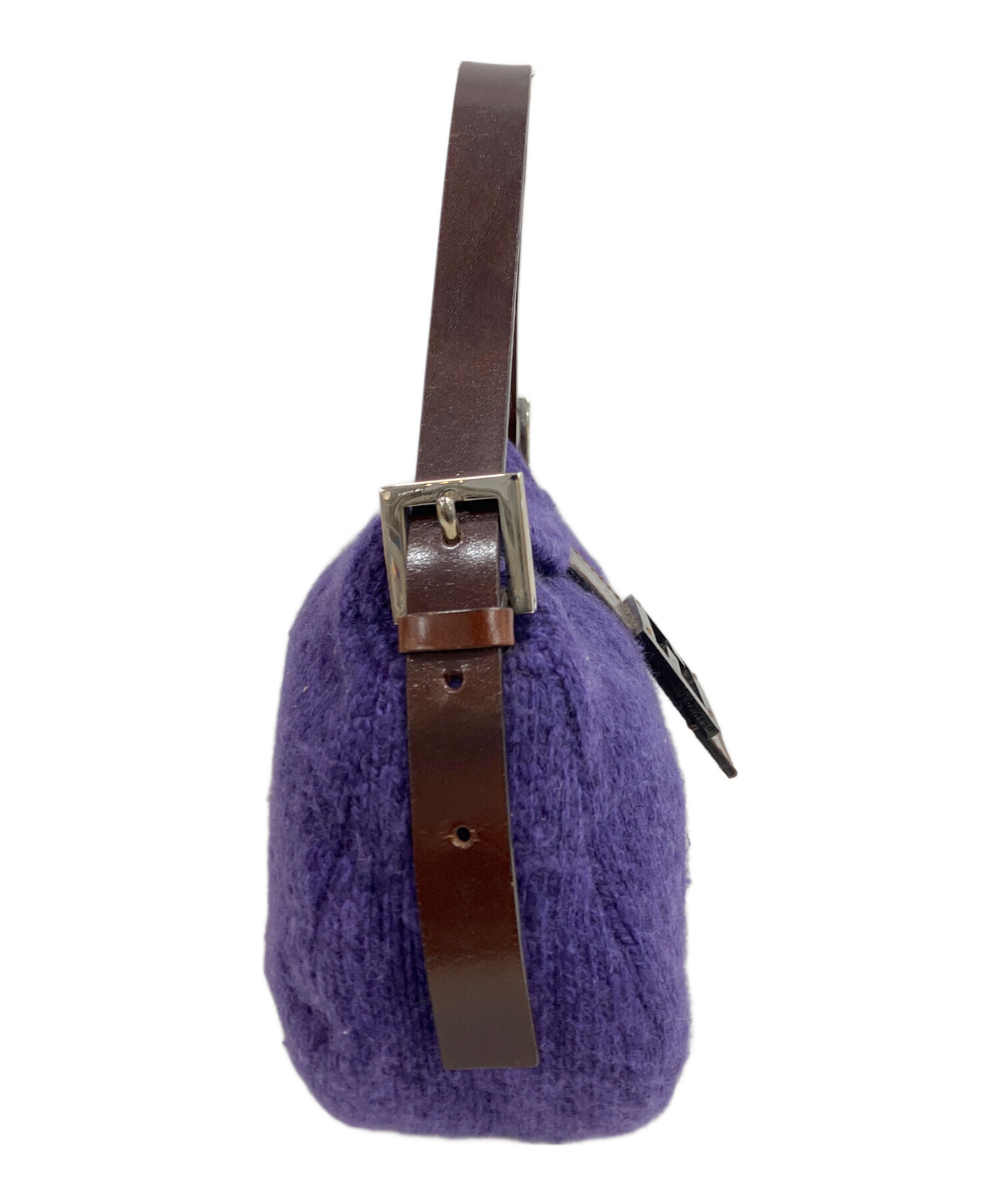 FENDI ハンドバッグ パープル レザー ビンテージ | ヤマダウェブコム