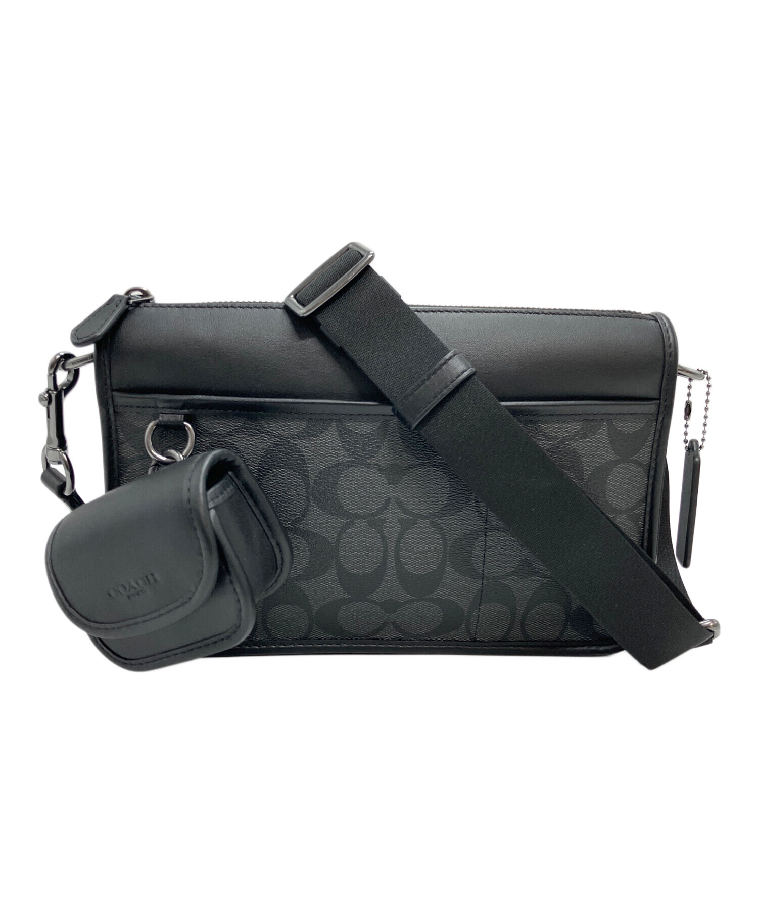 中古・古着通販】COACH (コーチ) ショルダーバッグ ブラック｜ブランド