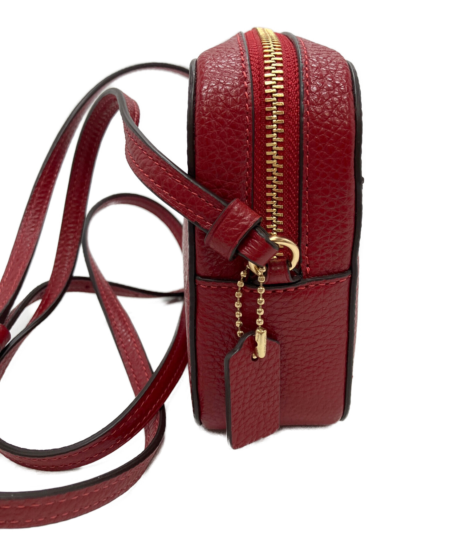 中古・古着通販】COACH (コーチ) ショルダーバッグ レッド｜ブランド
