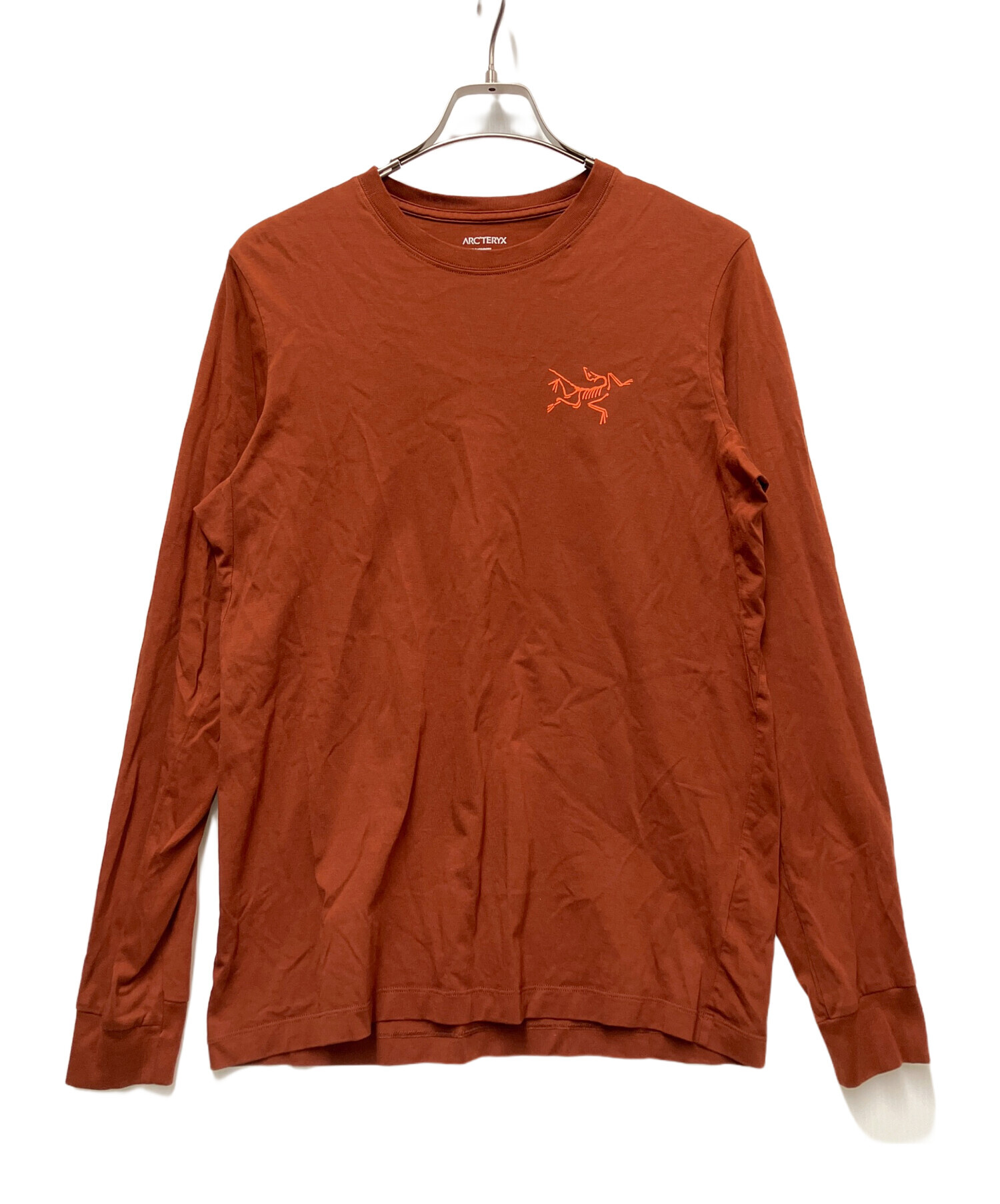 アークテリクス ☆ ARC'TERYX 長袖 チェックシャツ ピークラインシャツ S オレンジ ブラウン系 好配色♪ 登山 アウトドア キャンプ■CB118 ARC'TERYX - アークテリクス ☆ ARC'TERYX 長袖 チェックシャツ ピーク